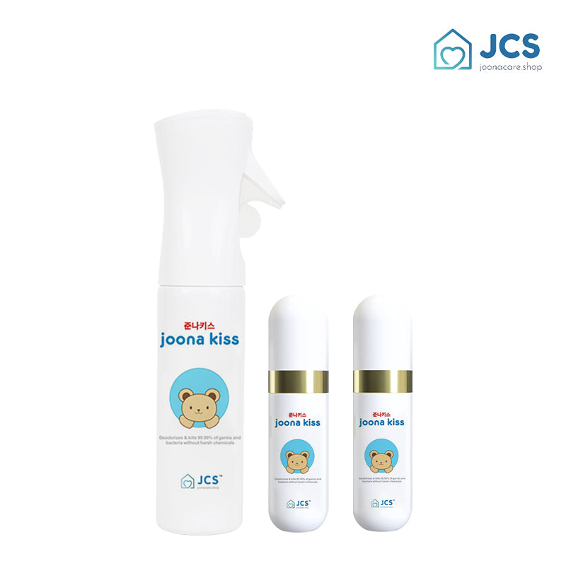 Joona Kiss Spray - COMBO 1 for baby wash hand wash handwash toys furnitures utensils pacifiers baby carriers bed body wash hand soap